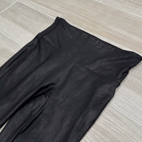 Spanx Ready to Wow Faux Leather Leggings in Black Style # 2437 Women’s Size S - Picture 7 of 17